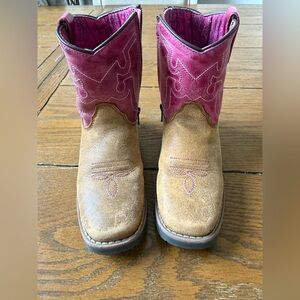 Shyanne Burgundy Western Boots